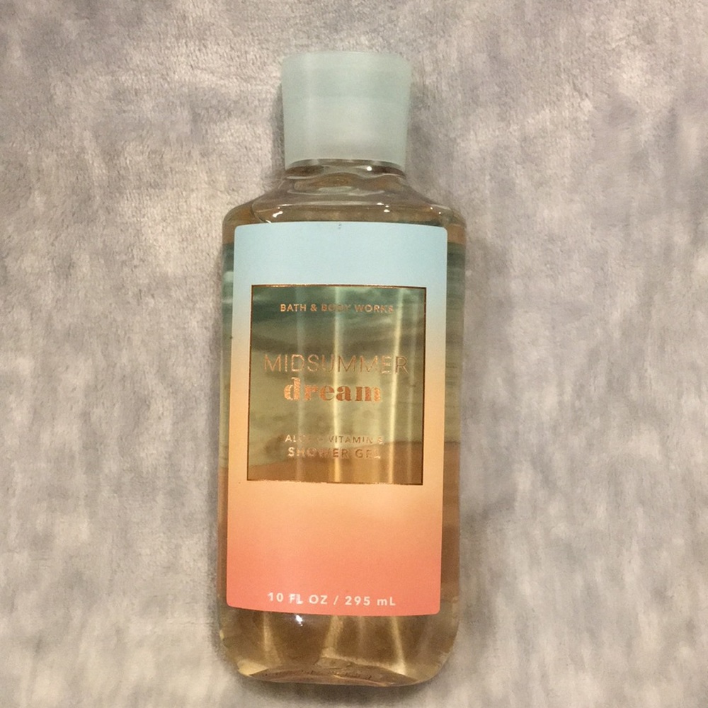 Bath & Body Works Midsummer Dream Aloe Vitamin E Scented Body Wash 10 oz NWT